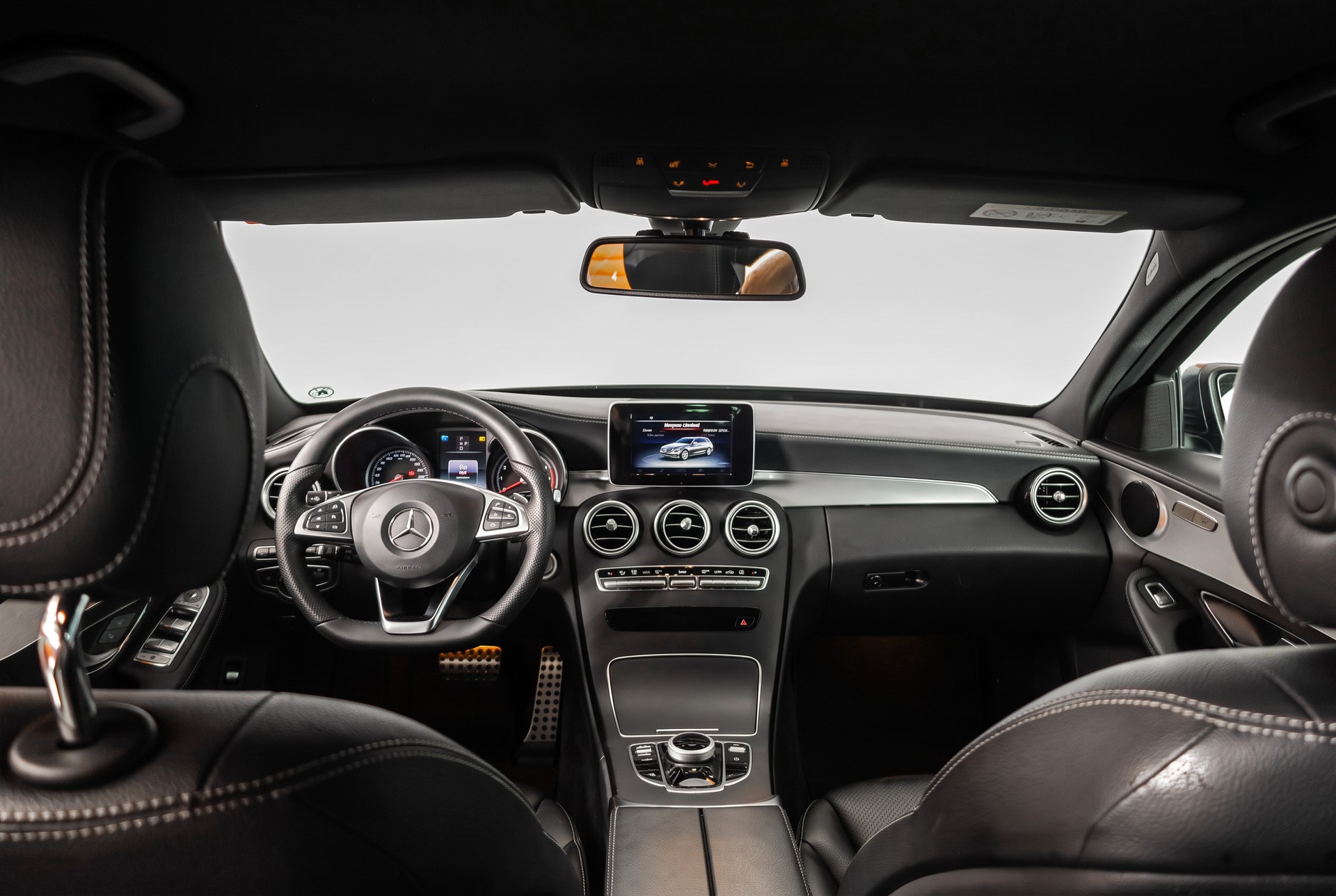 MERCEDES-BENZ C 200 AMG Line 7G-Tronic 2 jeux de roues / Sièges chauffants / Hayon électrique-image-9