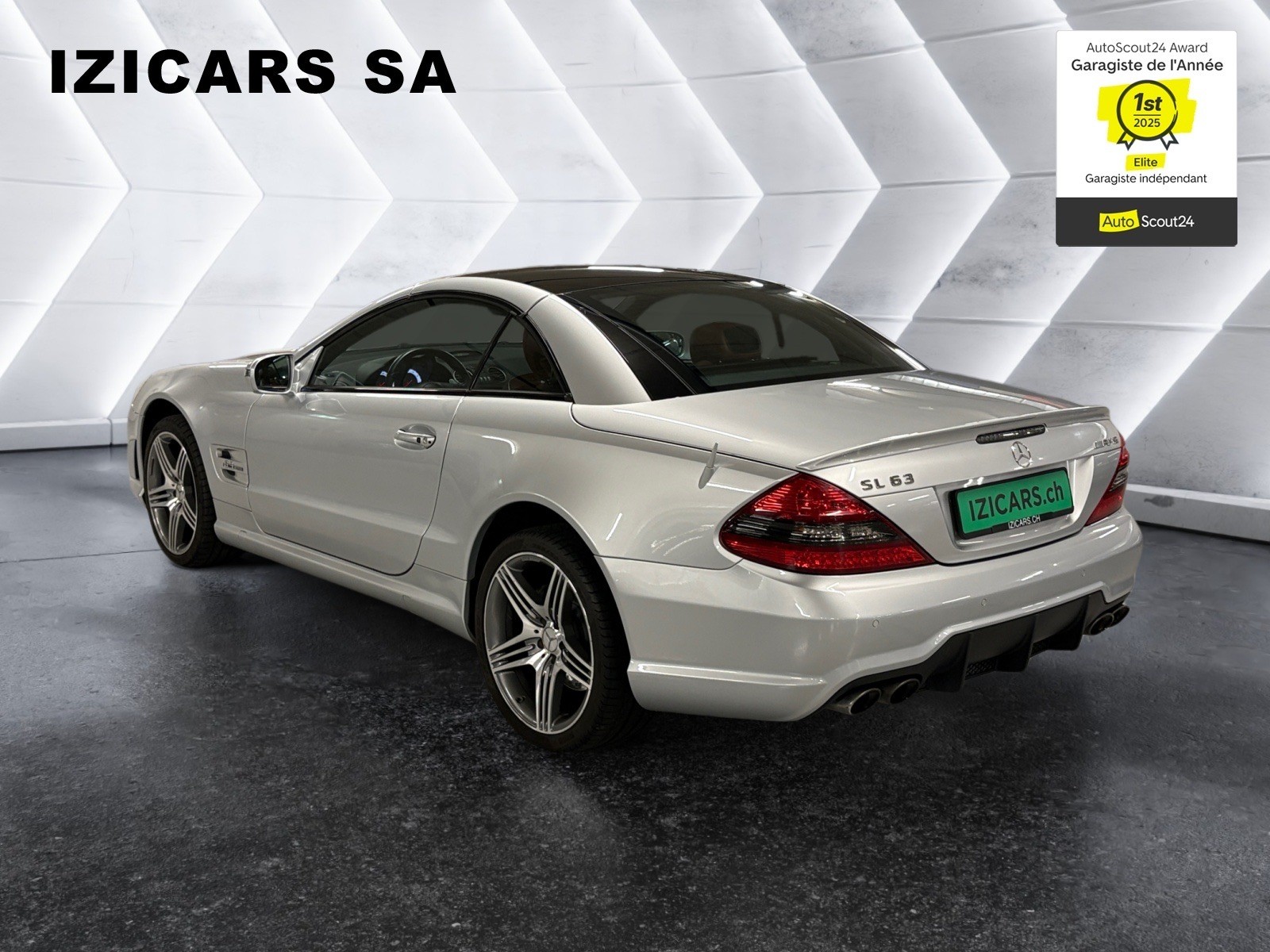 MERCEDES-BENZ SL 63 AMG Speedshift MCT / 1 ere main / Toit Pano-image-5