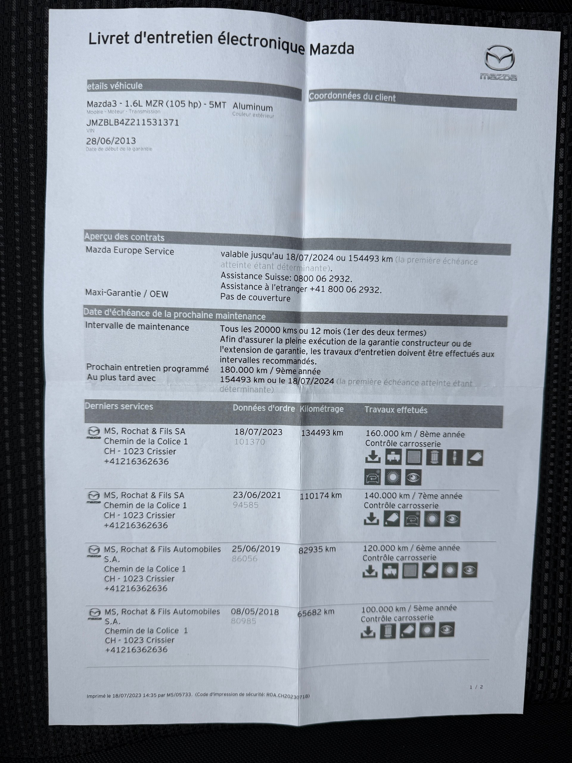 MAZDA 3 1.6 16V Exclusive - Possibilité d’une Nouvelle Expertise & Service + Garantie + Carrosserie Faite en Ordre pour 7‘900 CHF-image-28