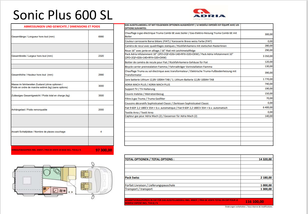 ADRIA Sonic Plus 600 SL-image-22